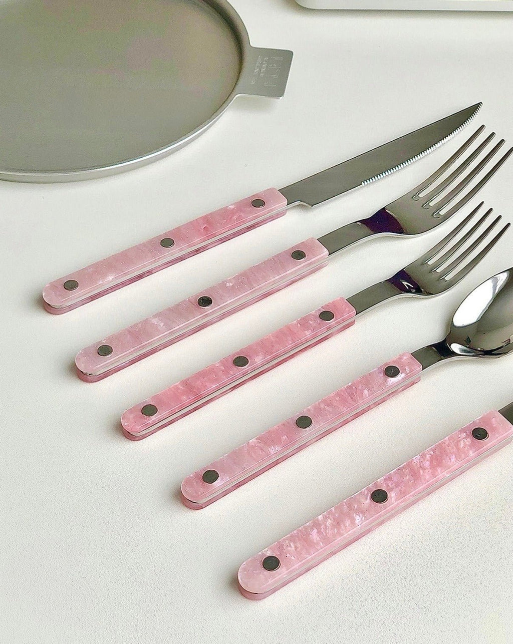 Pinky Elegant Salt Lake Flatware Cutlery Set of 10