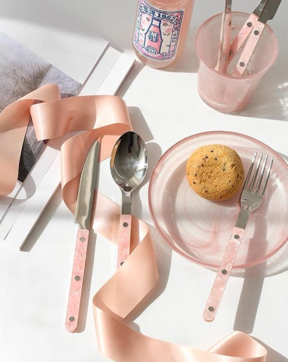 Pinky Elegant Salt Lake Flatware Cutlery Set of 10