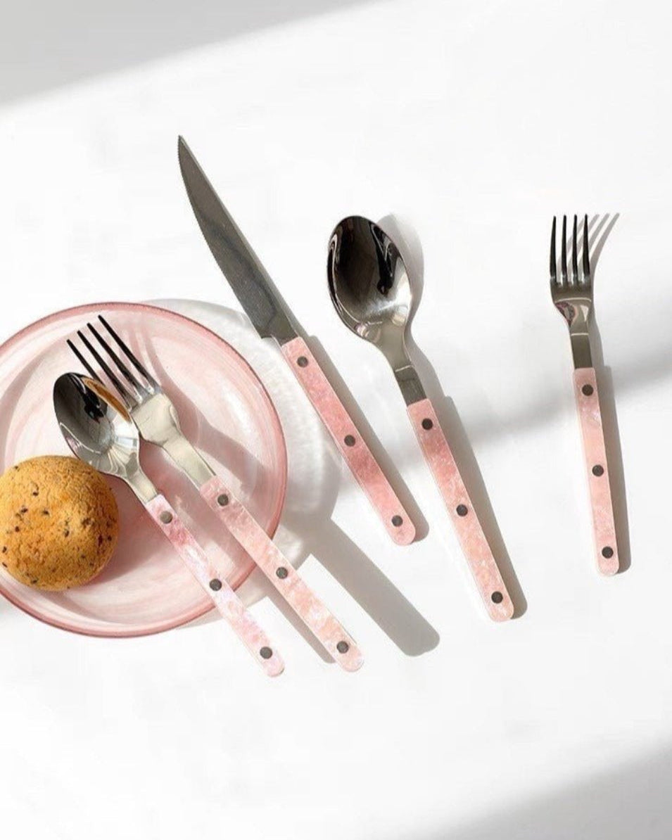Pinky Elegant Salt Lake Flatware Cutlery Set of 10
