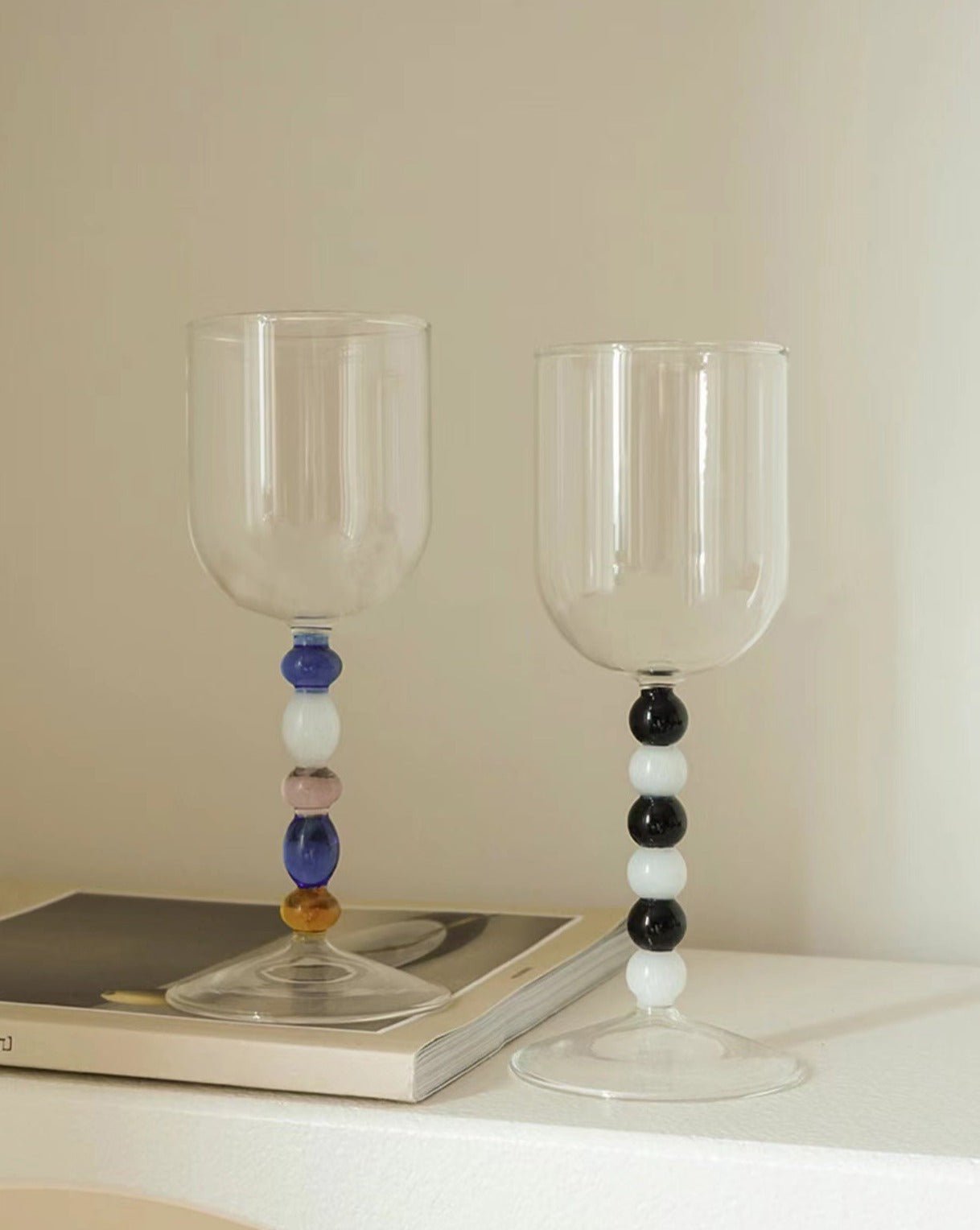 Gemstone Bordeaux Wine Glasses Set of 2