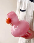 Handblown Jelly Bean Dopamine Flower Vase