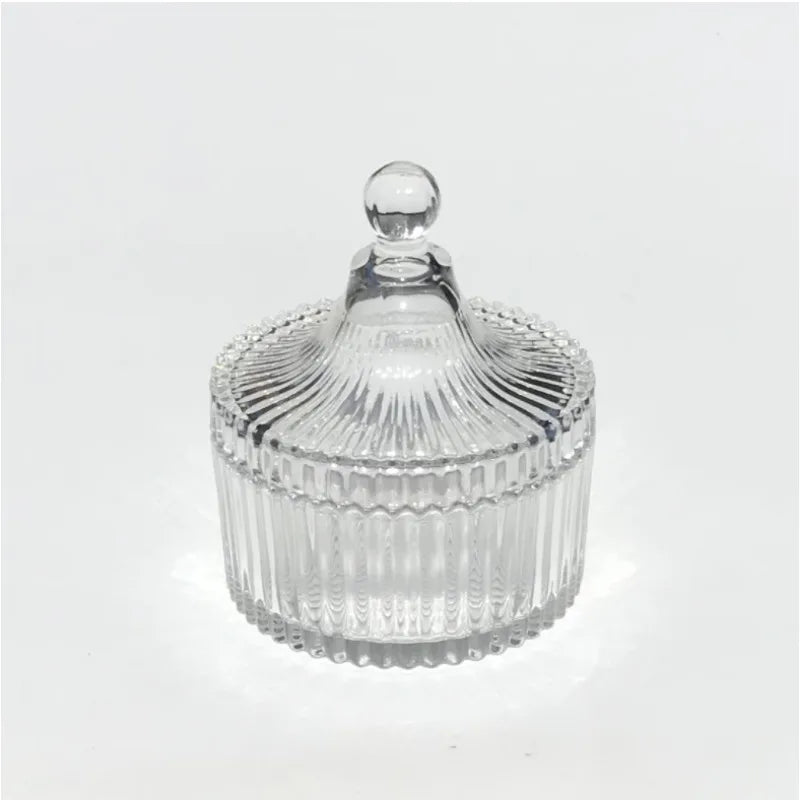 Glass jar storage jar