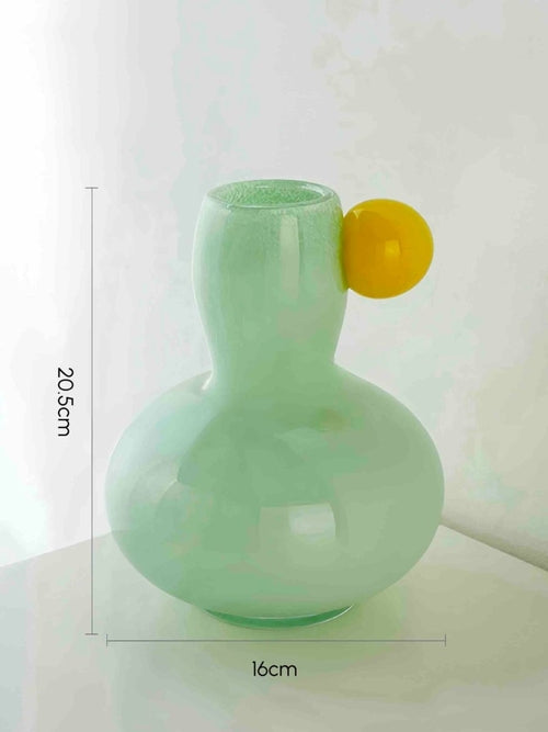 Handblown Jelly Bean Dopamine Flower Vase