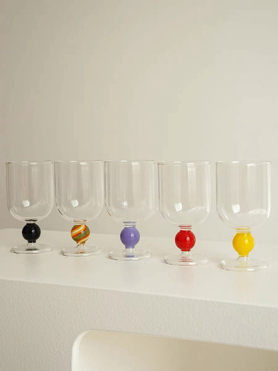 Gumballs Wine Glass