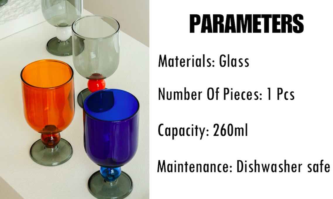 Gumballs Wine Glass Set