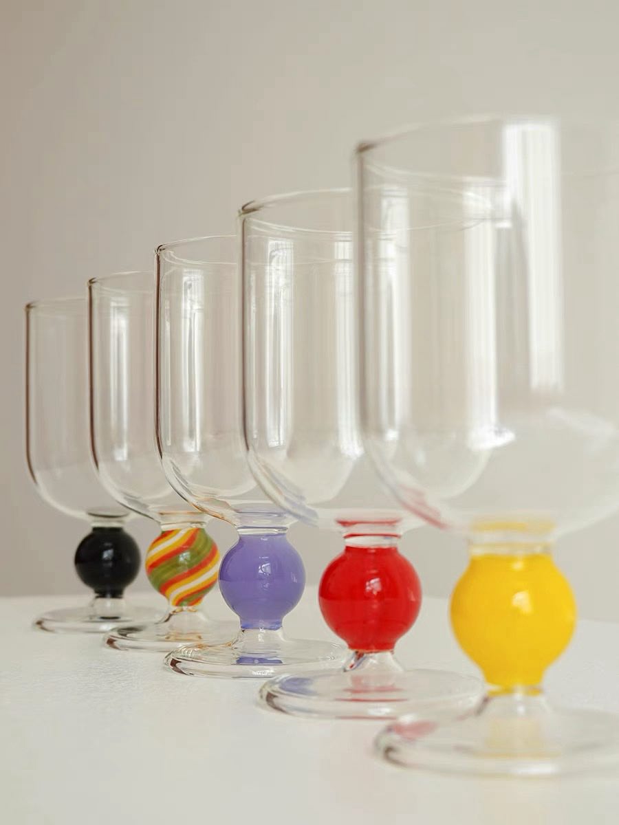 Gumballs Wine Glass