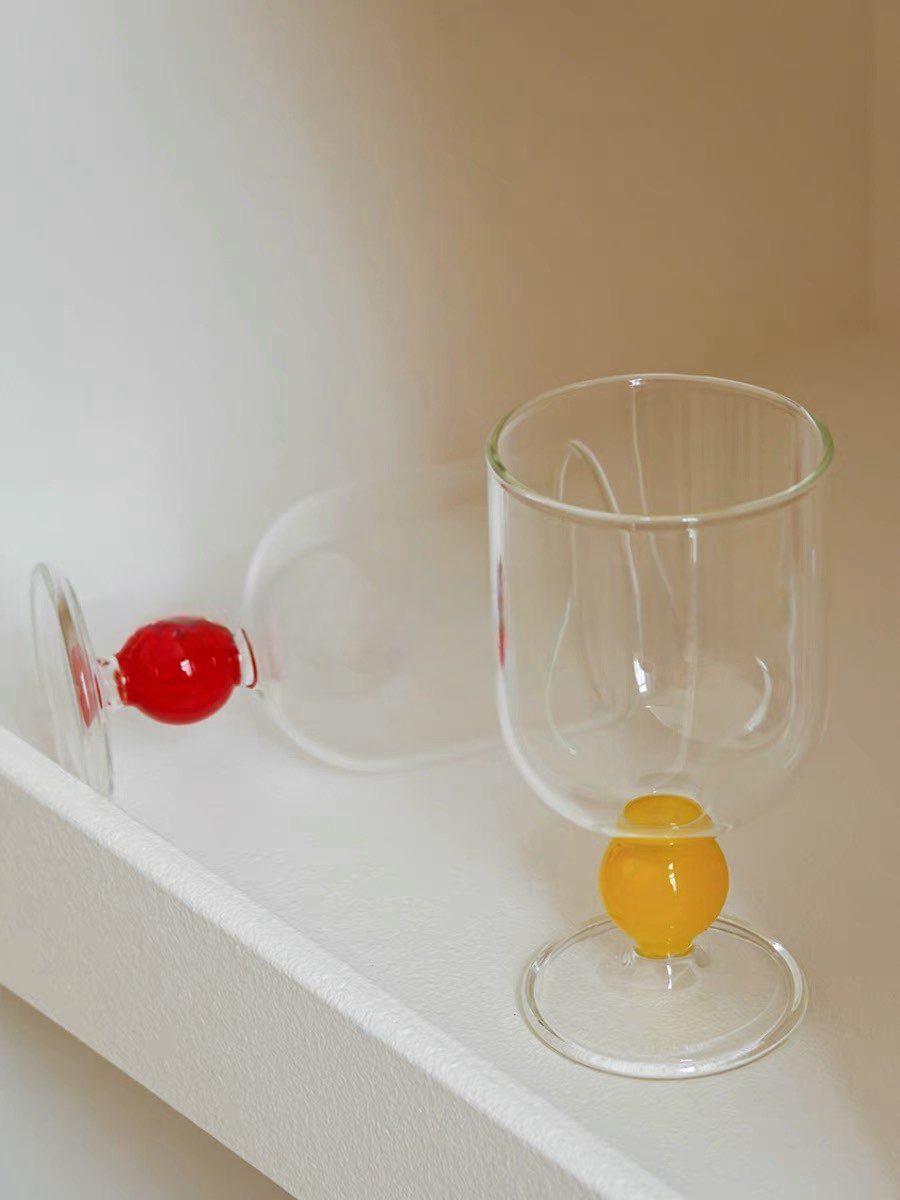 Gumballs Wine Glass Set
