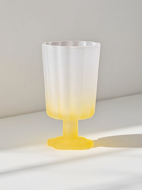 Hand Blown Petal Goblets