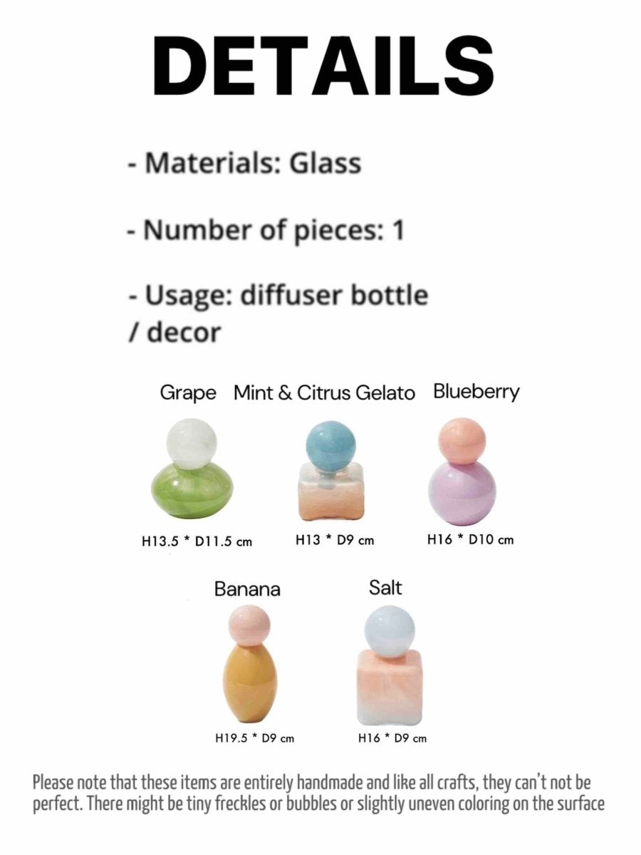 Handblown Bonbon Decorative Jar