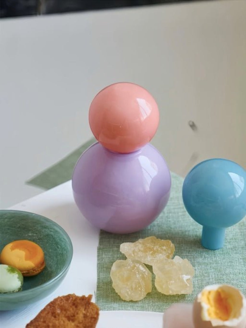 Handblown Bonbon Decorative Jar