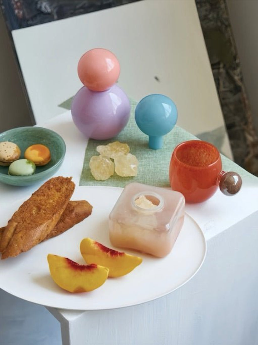 Handblown Bonbon Decorative Jar