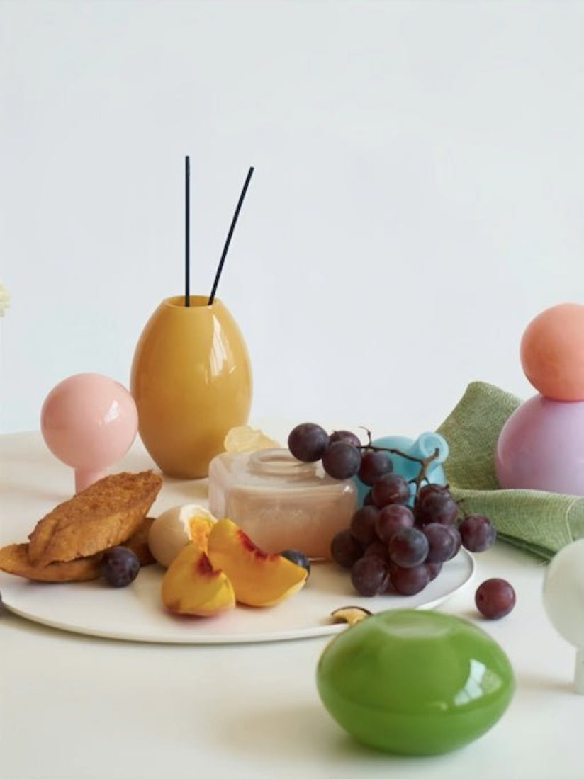 Handblown Bonbon Decorative Jar