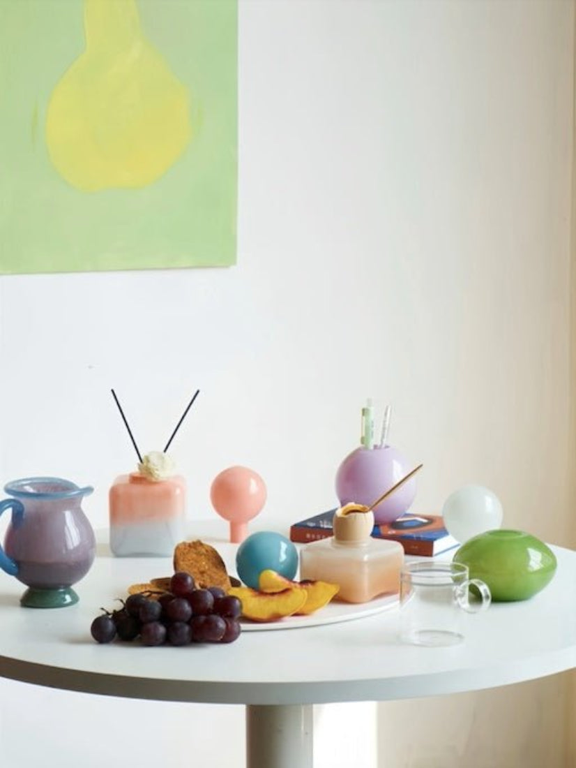 Handblown Bonbon Decorative Jar