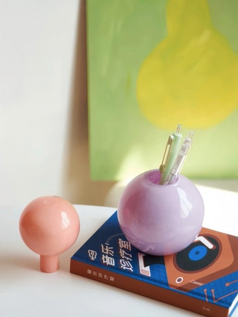 Handblown Bonbon Decorative Jar