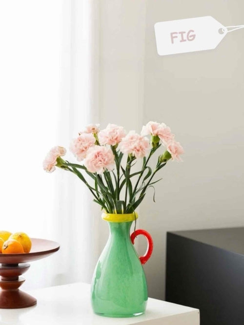 Handblown Bonbon Dopamine Bottle Vase