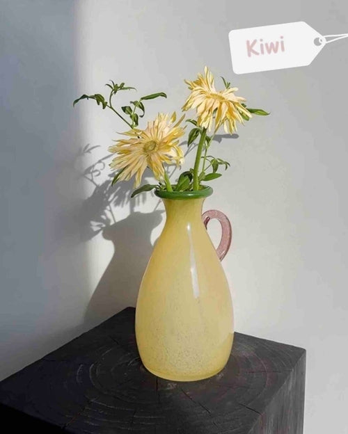 Handblown Bonbon Dopamine Bottle Vase