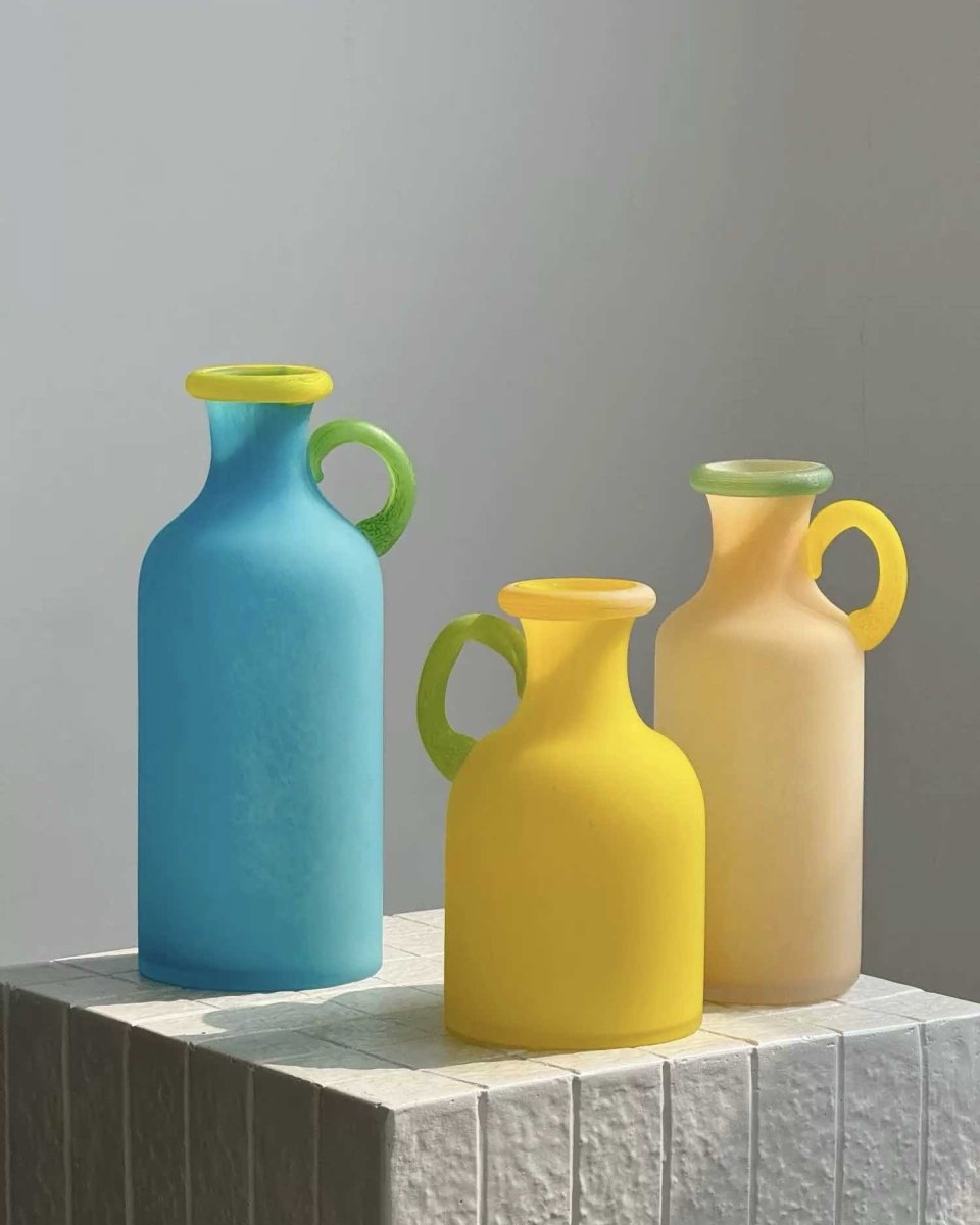 Handblown Bonbon Pitcher Vase