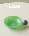Handblown Bonbon Whimsical Salad Snack Desert Bowl