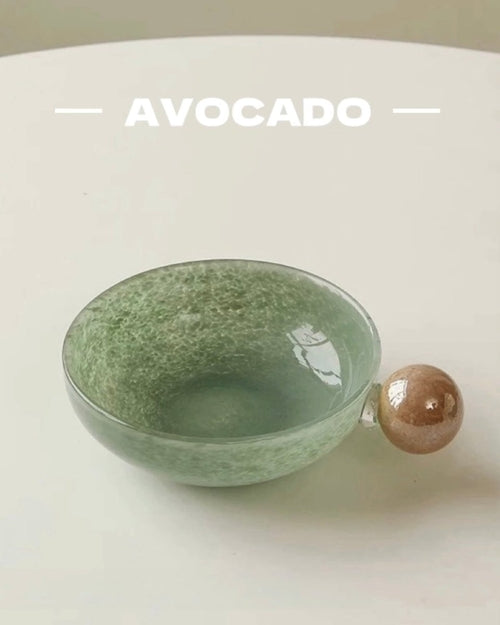 Handblown Bonbon Whimsical Salad Snack Desert Bowl
