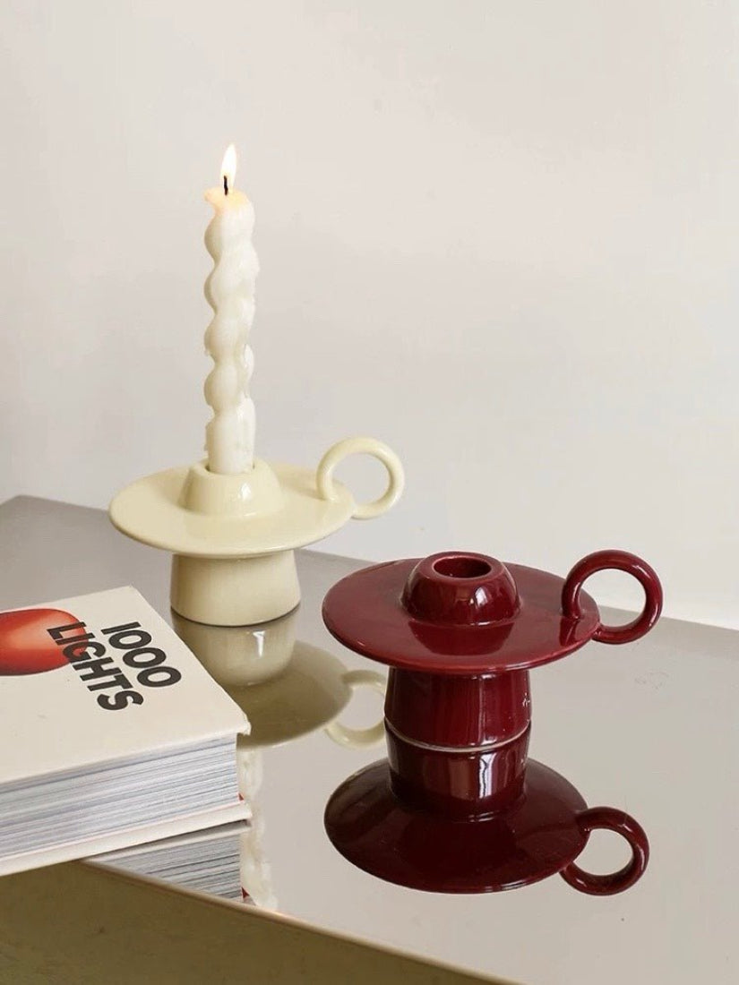 Ceramic UFO Candle Holder