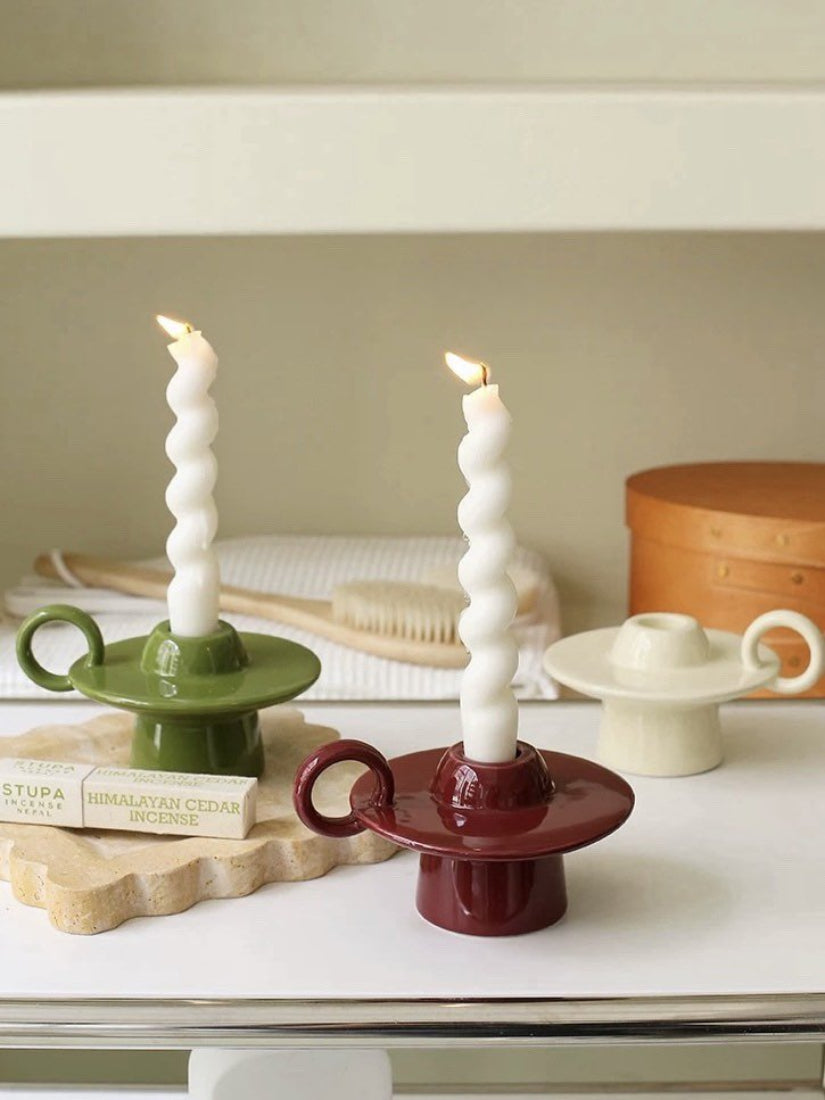 Ceramic UFO Candle Holder