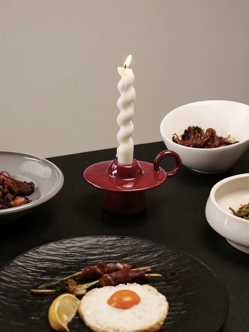 Ceramic UFO Candle Holder