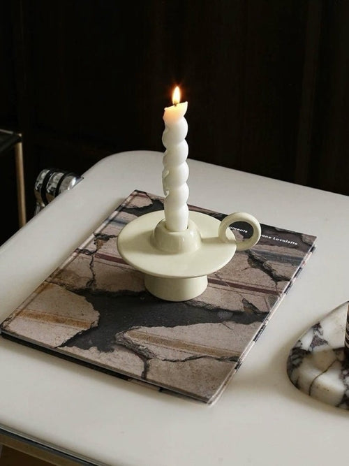 Ceramic UFO Candle Holder