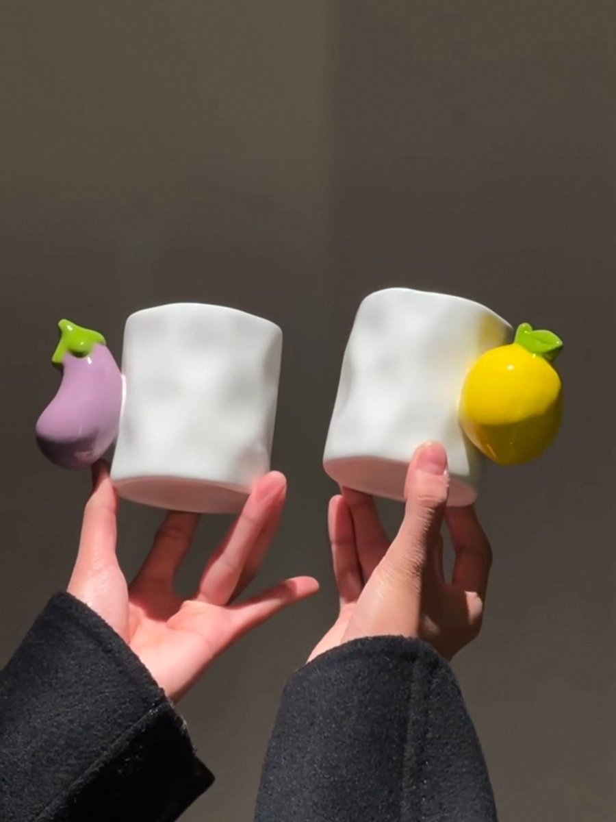 Handmade Cute Fruit Ceramic Coffee Mug