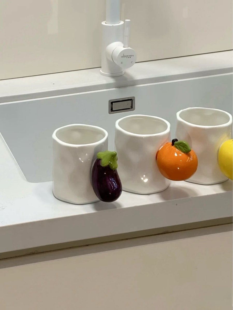 Handmade Cute Fruit Ceramic Coffee Mug
