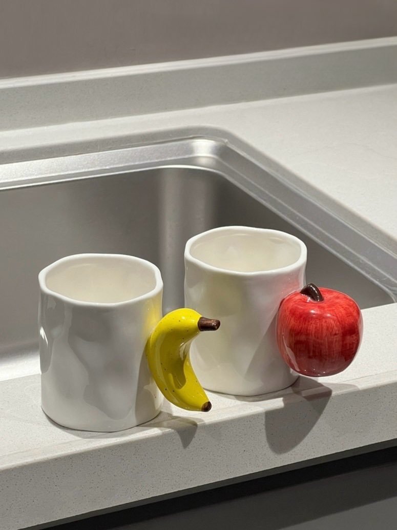 Handmade Cute Fruit Ceramic Coffee Mug