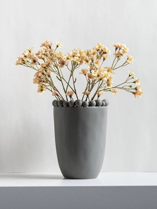 Morandi-color Pomponette Vase
