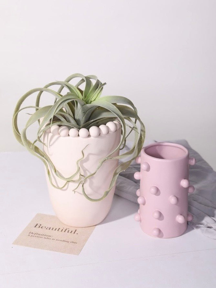 Morandi-color Pomponette Vase