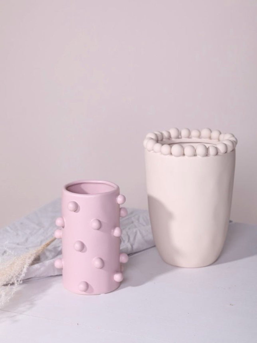 Morandi-color Pomponette Vase