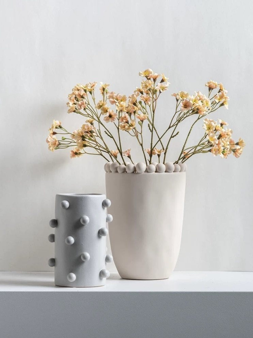 Morandi-color Pomponette Vase