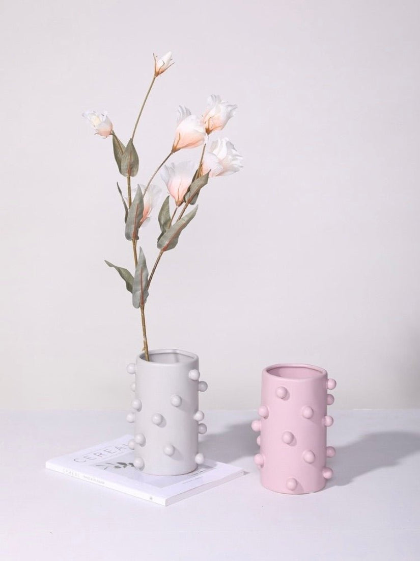 Morandi-color Pomponette Vase