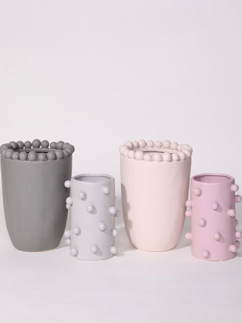 Morandi-color Pomponette Vase