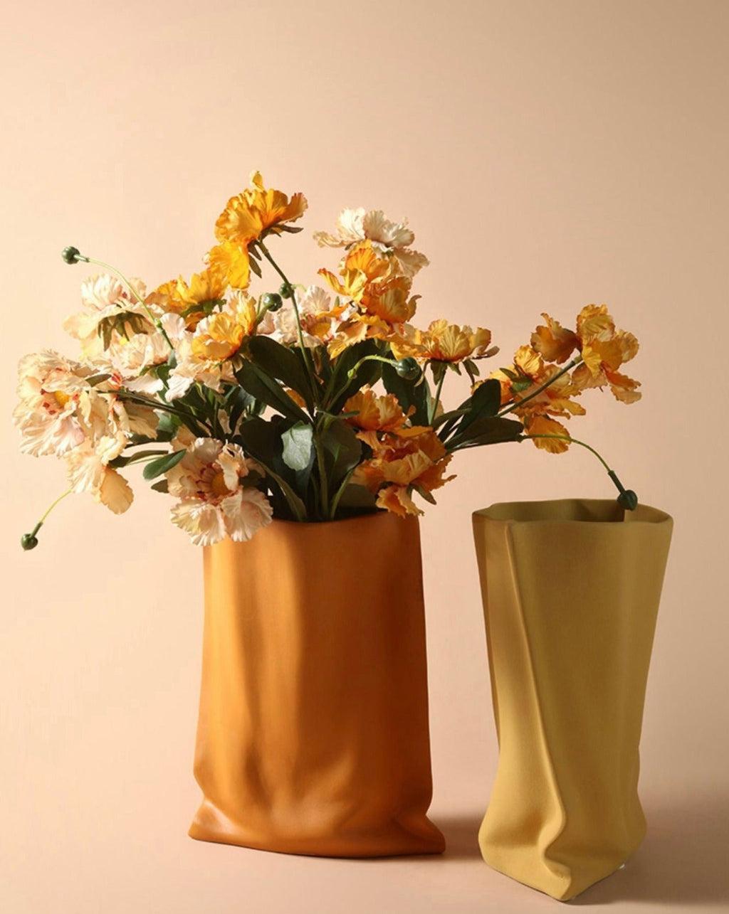Handmade Ceramic Wrinkle Vase