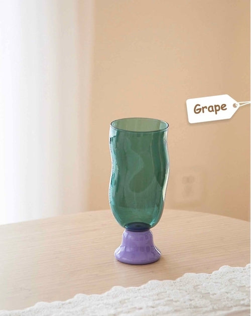 Handmade Wavy Beer Glasses
