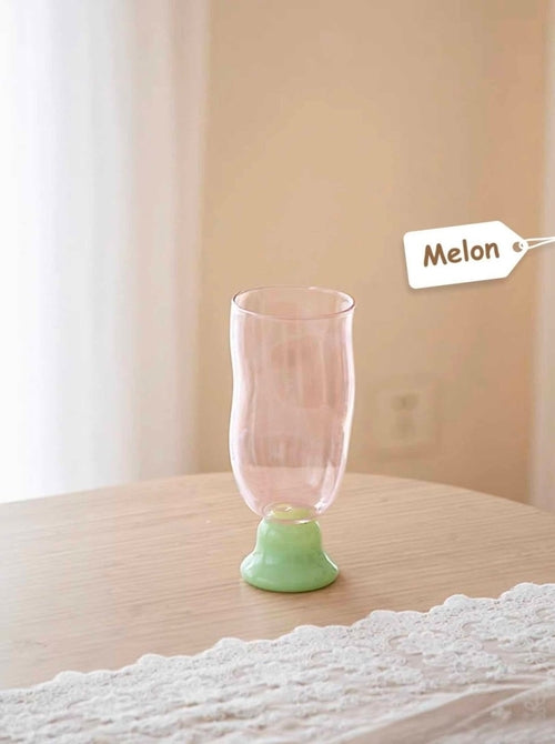 Handmade Wavy Beer Glasses