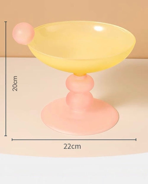 Jelly Bean Footed Tray Fruit Bowl