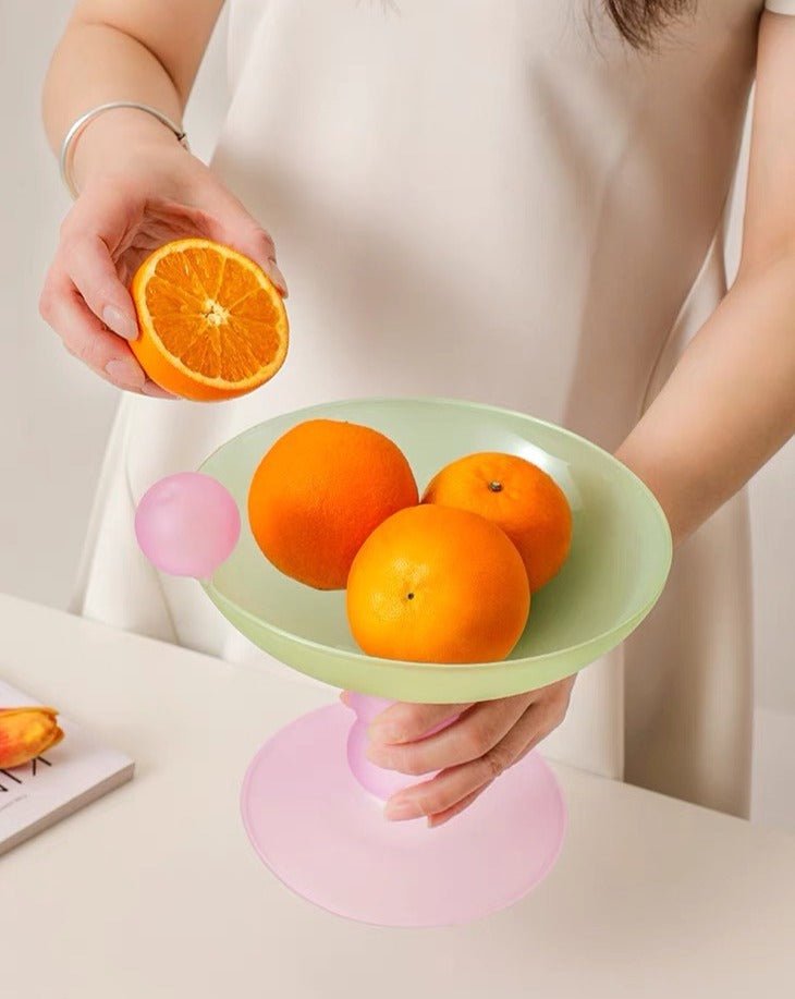 Jelly Bean Footed Tray Fruit Bowl