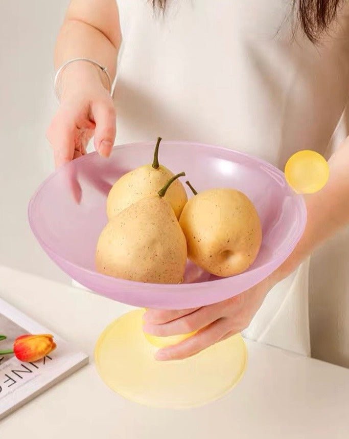 Jelly Bean Footed Tray Fruit Bowl