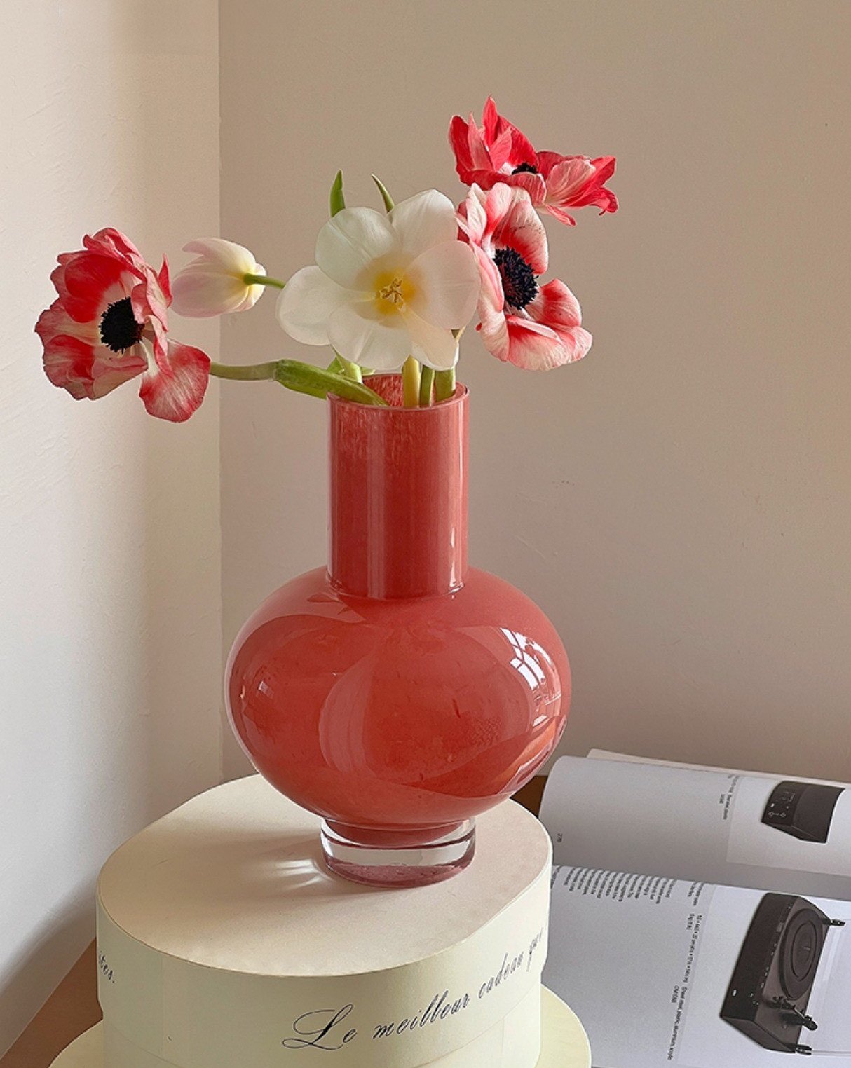 Retro Color Glazed Decorative Vase