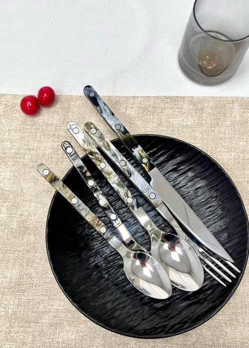 Set Of 10 Pcs Modern Elegant Terra Flatware