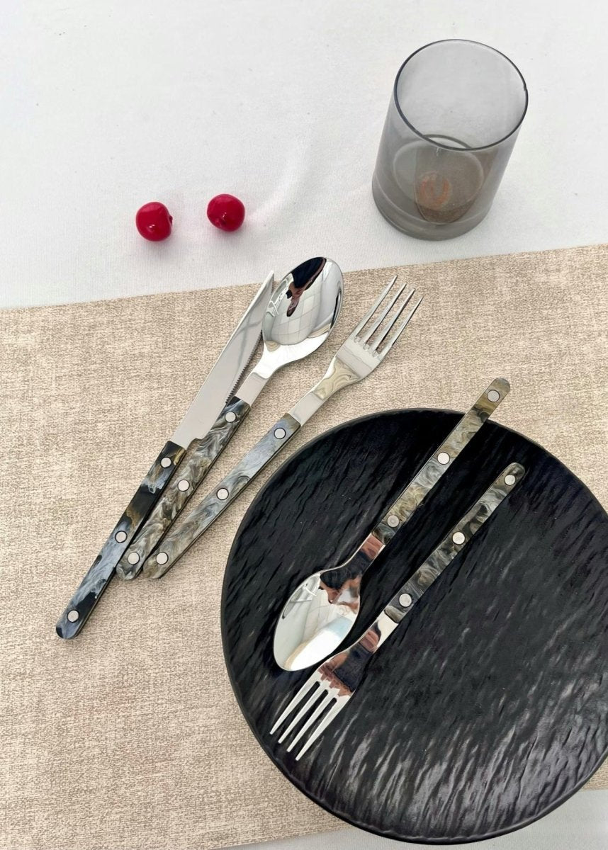 Set Of 10 Pcs Modern Elegant Terra Flatware