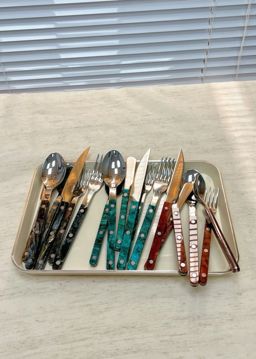 Set Of 10 Pcs Modern Elegant Terra Flatware