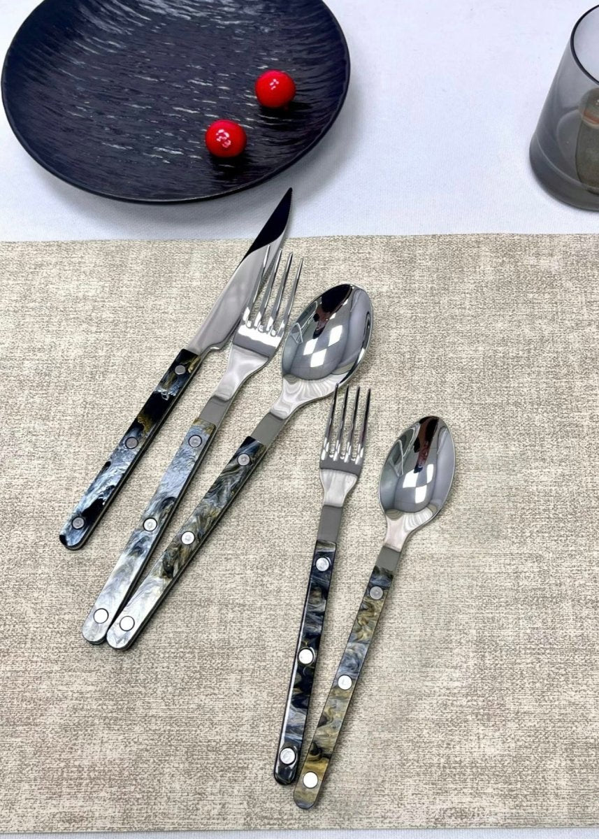 Set Of 10 Pcs Modern Elegant Terra Flatware