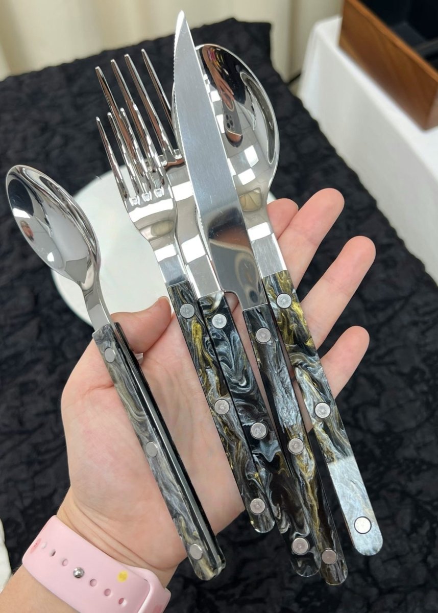 Set Of 10 Pcs Modern Elegant Terra Flatware