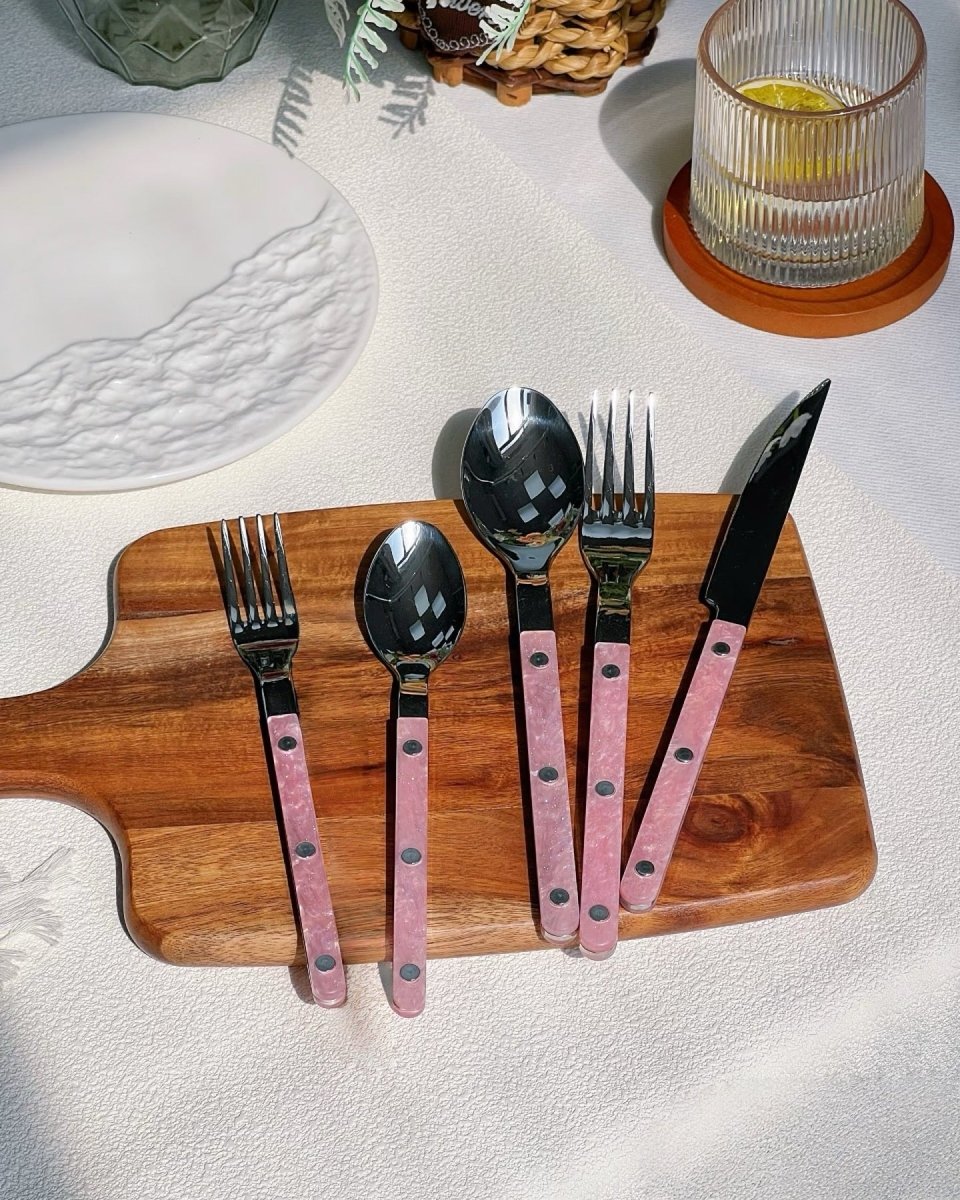Pinky Elegant Salt Lake Flatware Cutlery Set of 10