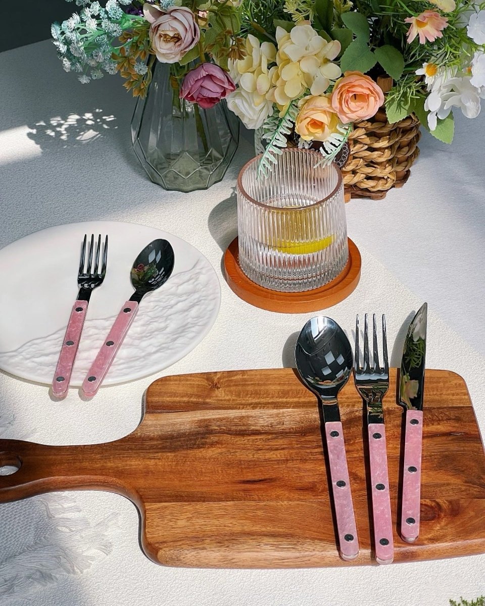 Pinky Elegant Salt Lake Flatware Cutlery Set of 10